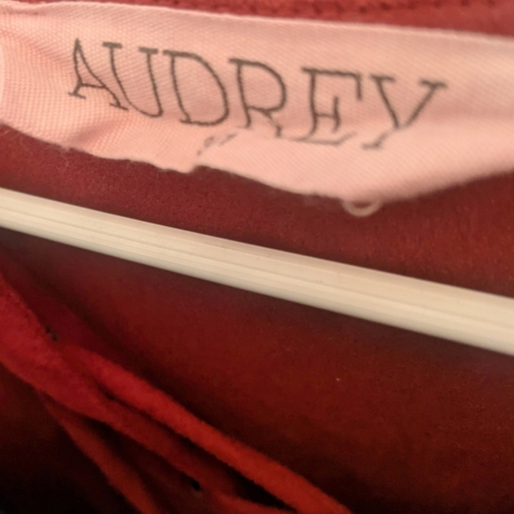 SOLD Audrey Faux Suede Lace Up Dress Small - Picture 5 of 7